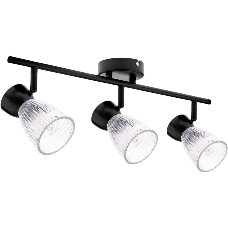 foto del prodotto lampada da soffitto best black 3xe14