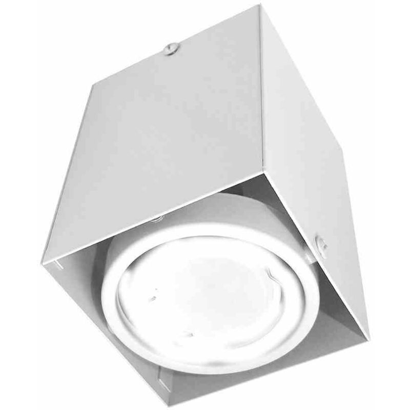 foto del prodotto lampada da soffitto blocco bianca 1x7w gu10 led