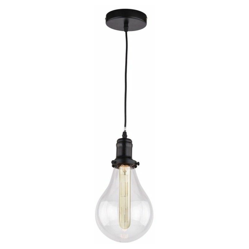 foto del prodotto lampada da soffitto bulb vintage nero opaco cr 99 717 27 180