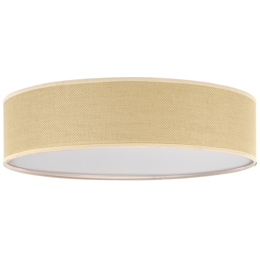foto del prodotto lampada da soffitto carta naturale 60 cm luce ad incasso illuminazione vimini boho moderna soggiorno camera da letto