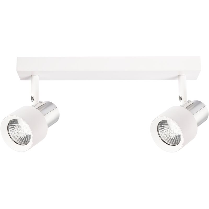 foto del prodotto lampada da soffitto cino 2xgu10 bianco cromo