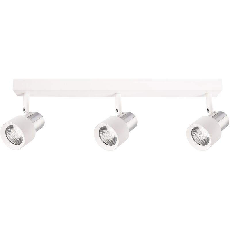 foto del prodotto lampada da soffitto cino 3xgu10 bianco cromo