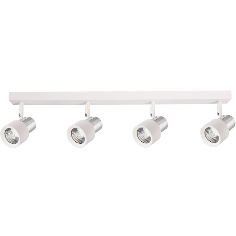 foto del prodotto lampada da soffitto cino 4xgu10 bianco cromo