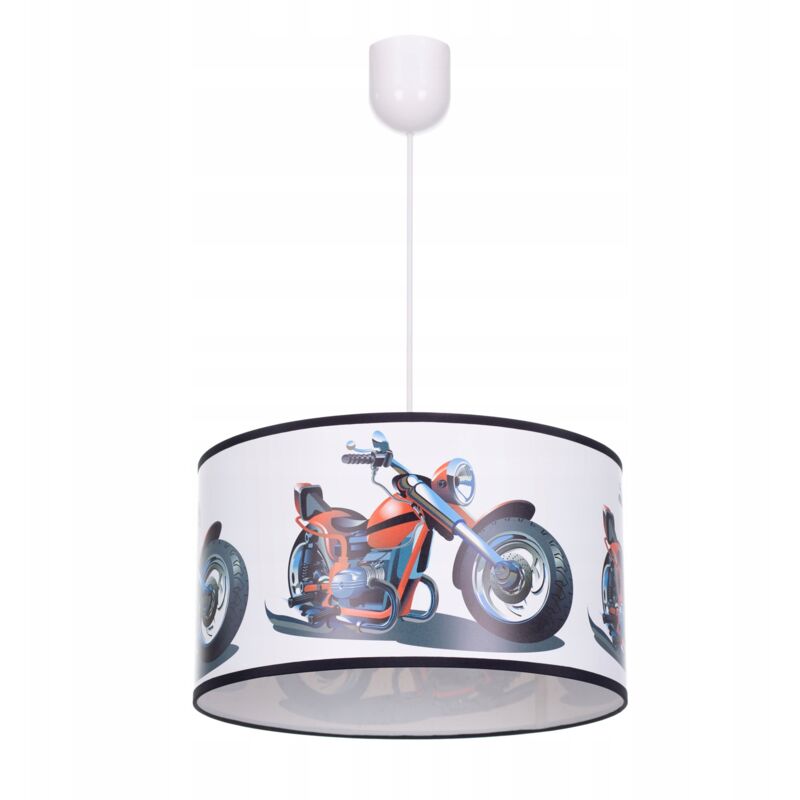 foto del prodotto lampada da soffitto con paralume motor chopper harley