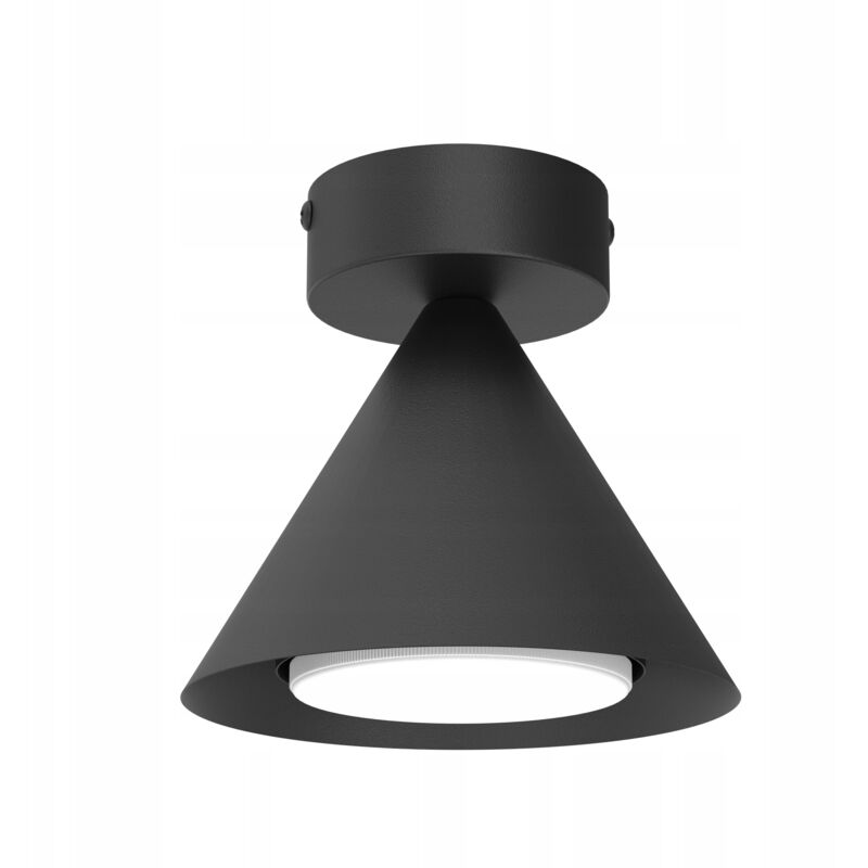 foto del prodotto lampada da soffitto cone gx53 cono nero