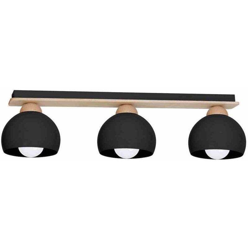 foto del prodotto lampada da soffitto dama nera 3xe27