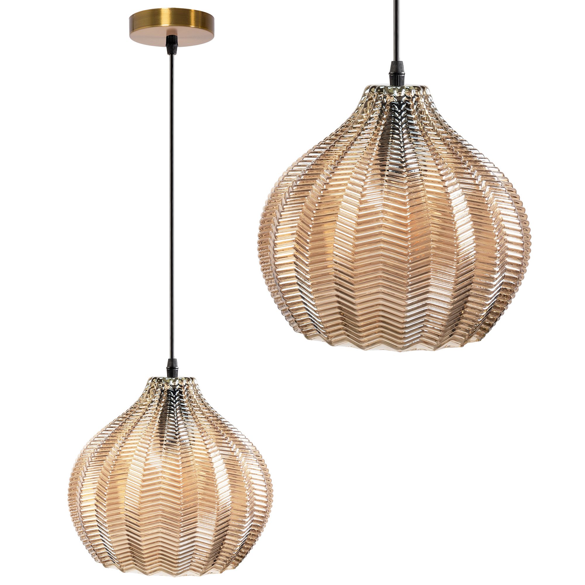 foto del prodotto lampada da soffitto di vetro retro app893-1cp