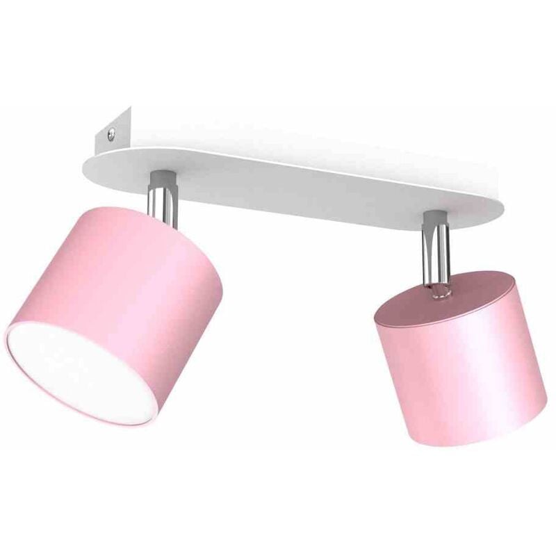 foto del prodotto lampada da soffitto dixie rosa 2xgx53