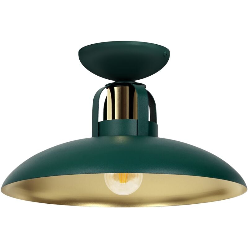 foto del prodotto lampada da soffitto felix verde oro 1xe27