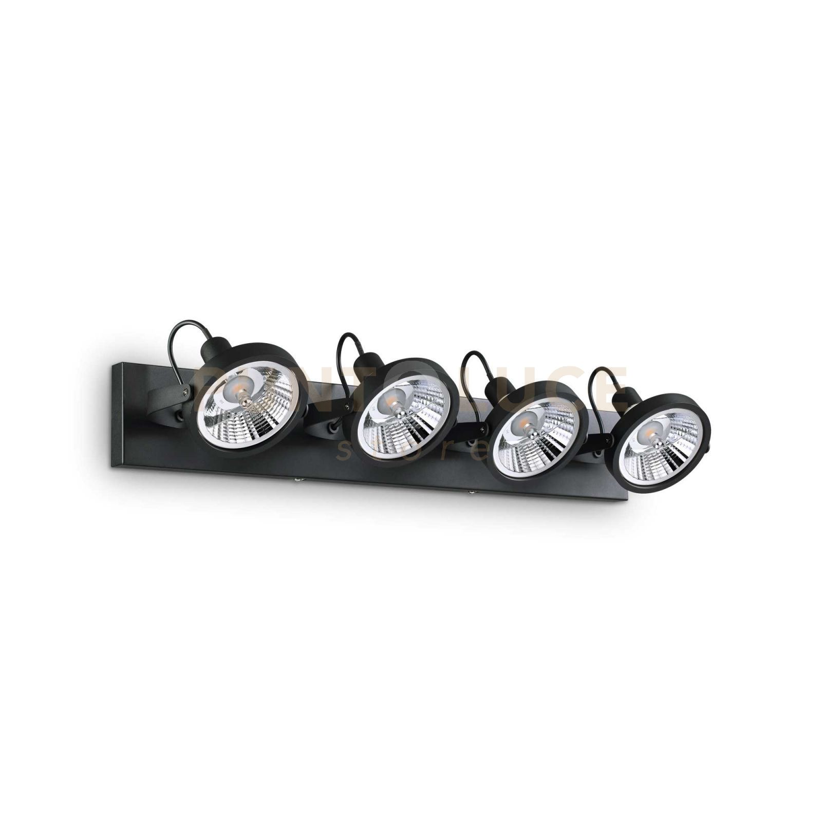 foto del prodotto lampada da soffitto glim pl4 nero