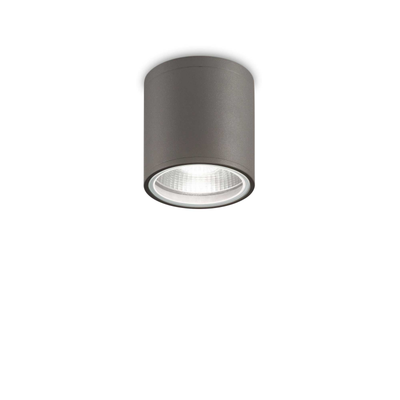 foto del prodotto lampada da soffitto gun pl1 antracite ideal-lux