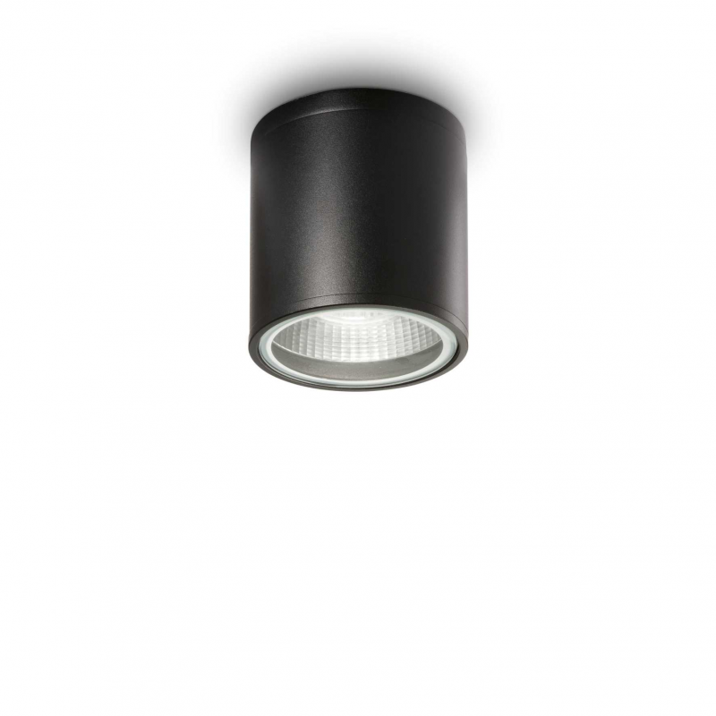 foto del prodotto lampada da soffitto gun pl1 nero ideal-lux