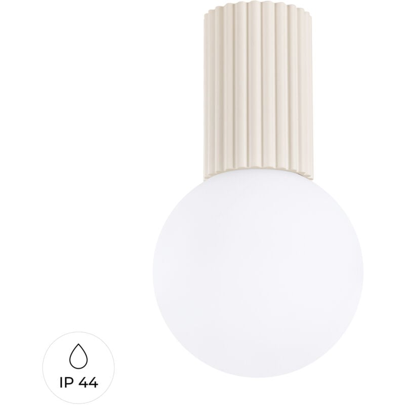 foto del prodotto lampada da soffitto halo beige 12x21x12cm sollux