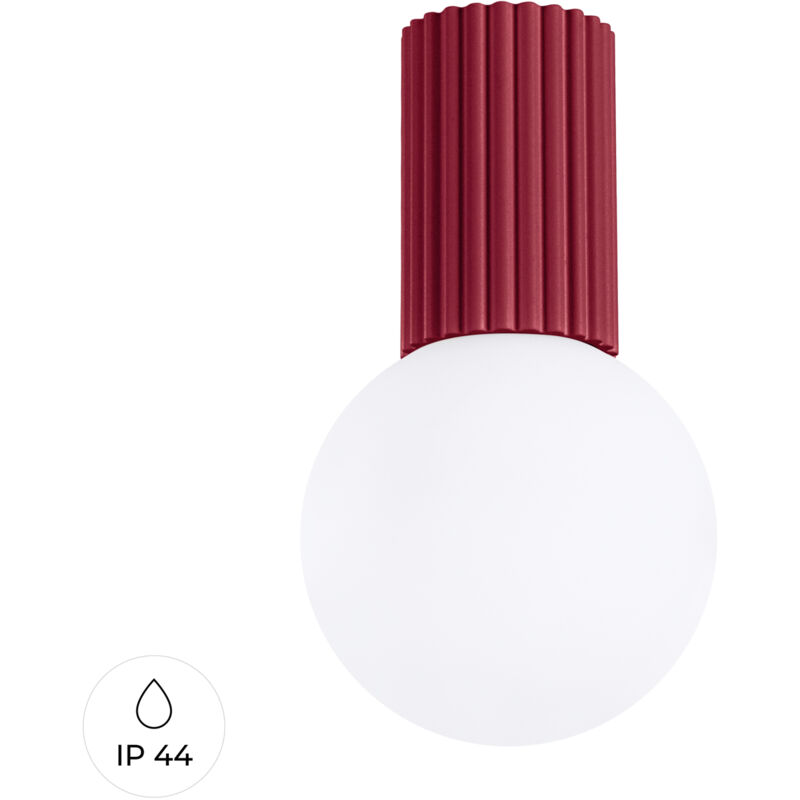foto del prodotto lampada da soffitto halo borgogna 12x21x12cm sollux