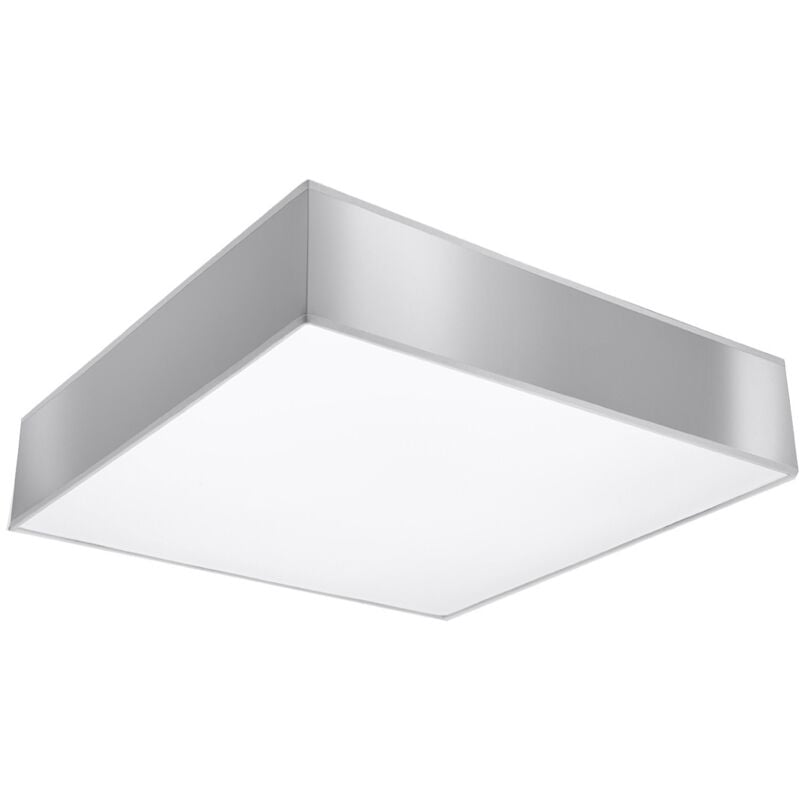 foto del prodotto lampada da soffitto horus grigio 55x11x55cm sollux