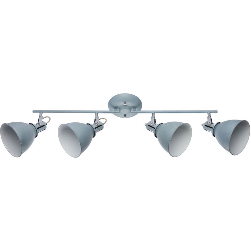 foto del prodotto lampada da soffitto illuminazione soggiorno faretto barra grigio faretto orientabile