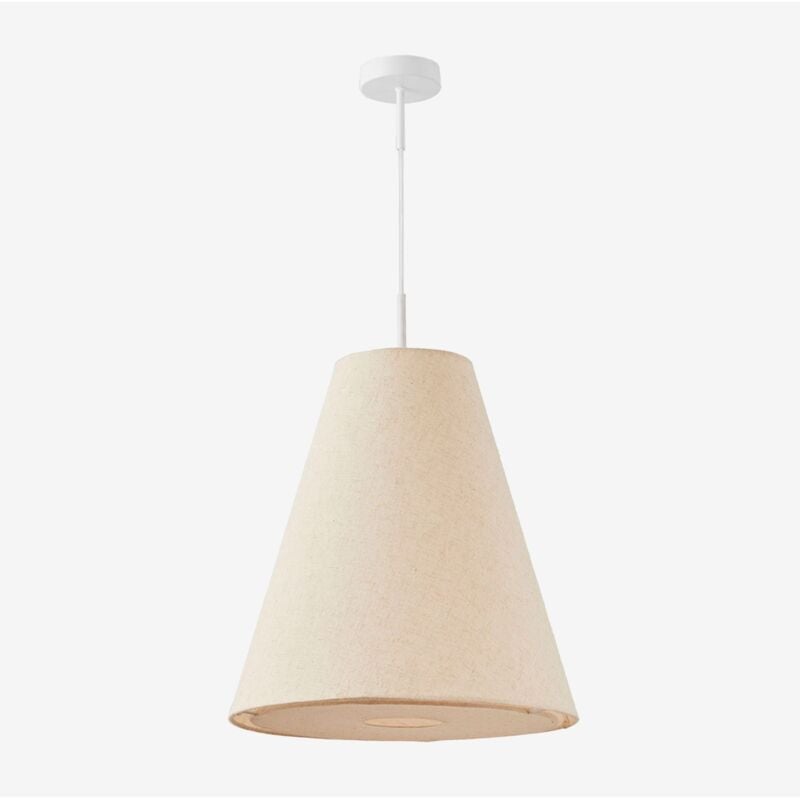 foto del prodotto lampada da soffitto in lino e cotone granato sklum