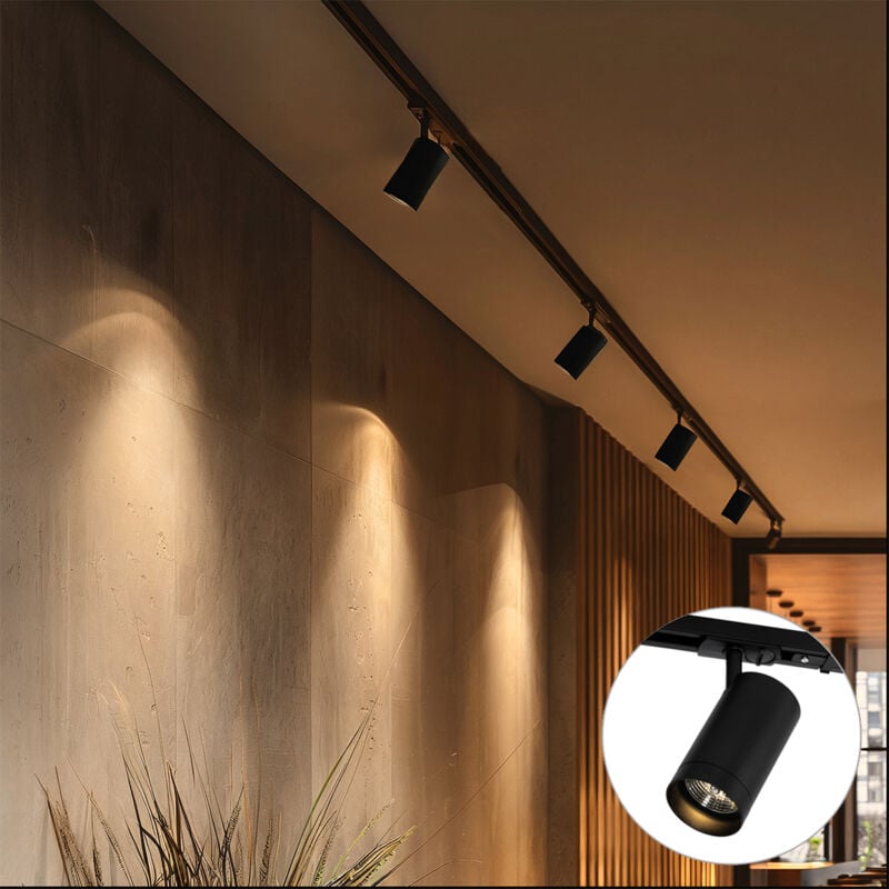 foto del prodotto lampada da soffitto jeana luxe - moderno - acciaio,alluminio,plastico - nero - oblungo max. 5 x watt - qazqa