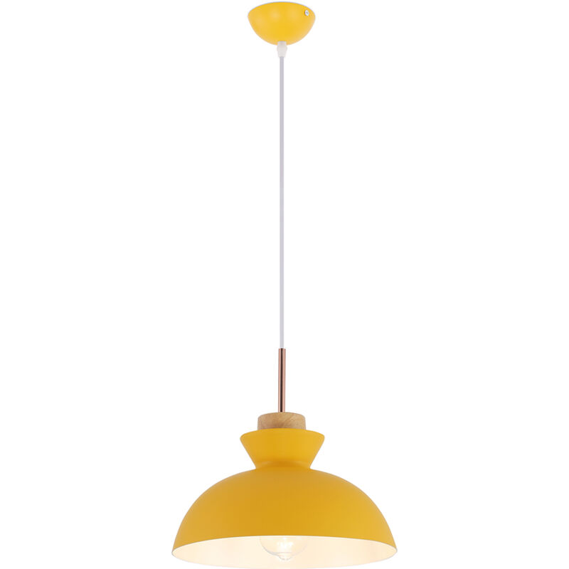 foto del prodotto lampada da soffitto lampada a sospensione in stile scandinavo sigfrid giallo
