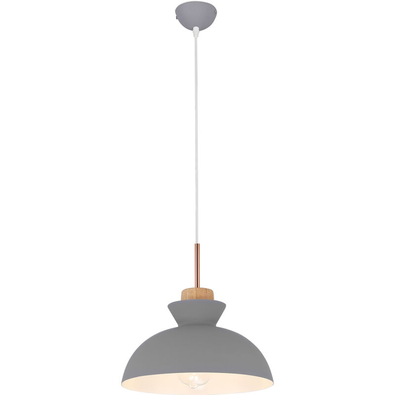 foto del prodotto lampada da soffitto lampada a sospensione in stile scandinavo sigfrid grigio