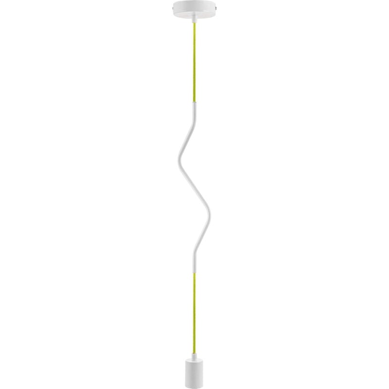 foto del prodotto lampada da soffitto lampada a sospensione soggiorno e camera da letto e27 senza illuminante, verde bianca paco home