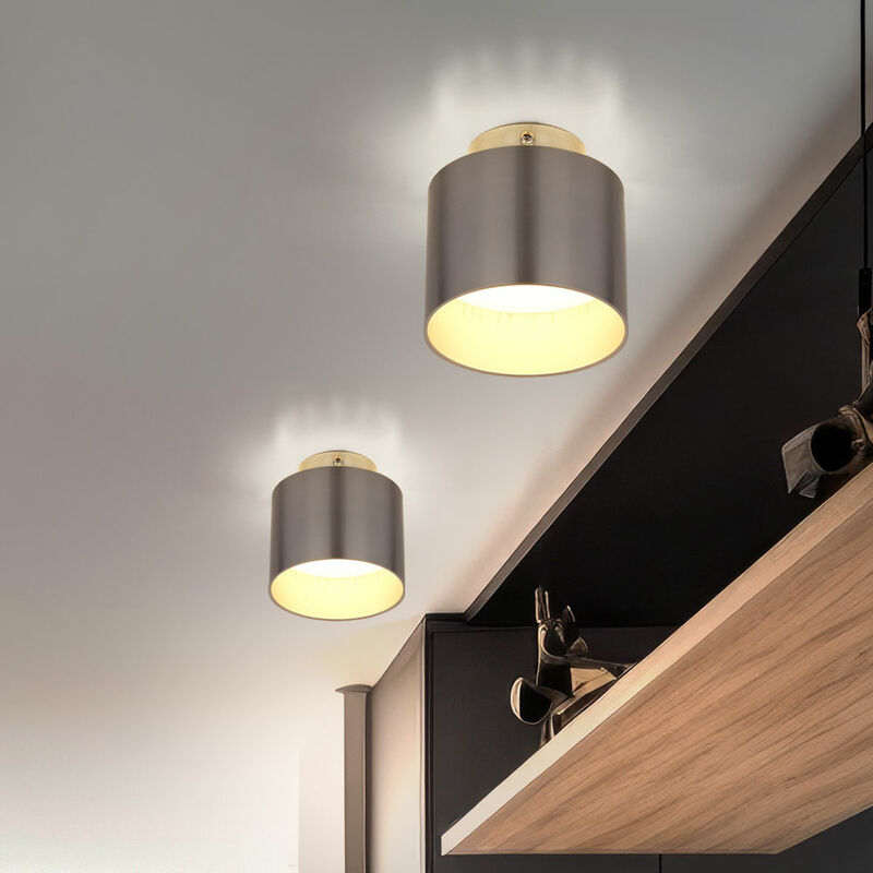 foto del prodotto lampada da soffitto lampada da soffitto a led per corridoio, plafoniera da soggiorno, retroilluminazione bianco neutro, 8 w 240 lm bianco caldo, pxa