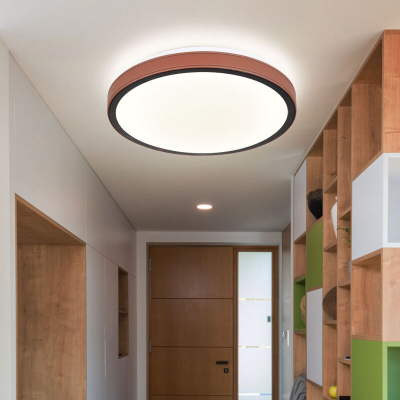 foto del prodotto lampada da soffitto lampada da soffitto cct lampada rotonda lampada da soggiorno lampada da alluminio, metallo, acrilico, 1x led 12 watt 637 lumen