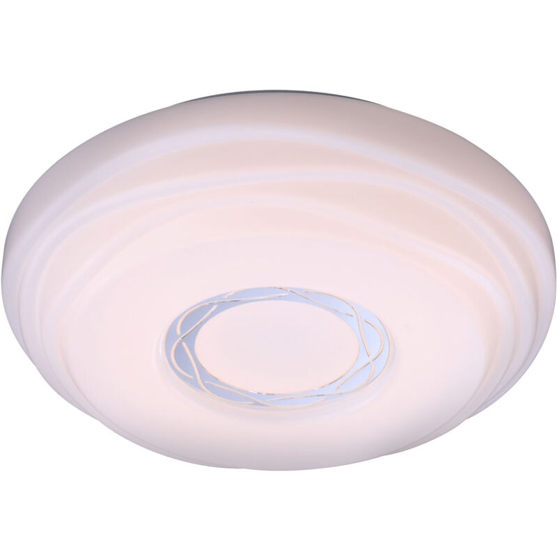 foto del prodotto lampada da soffitto lampada da soggiorno lampada da sala da pranzo lampada da cucina lampada da camera da letto, metallo acrilico bianco, led 15w