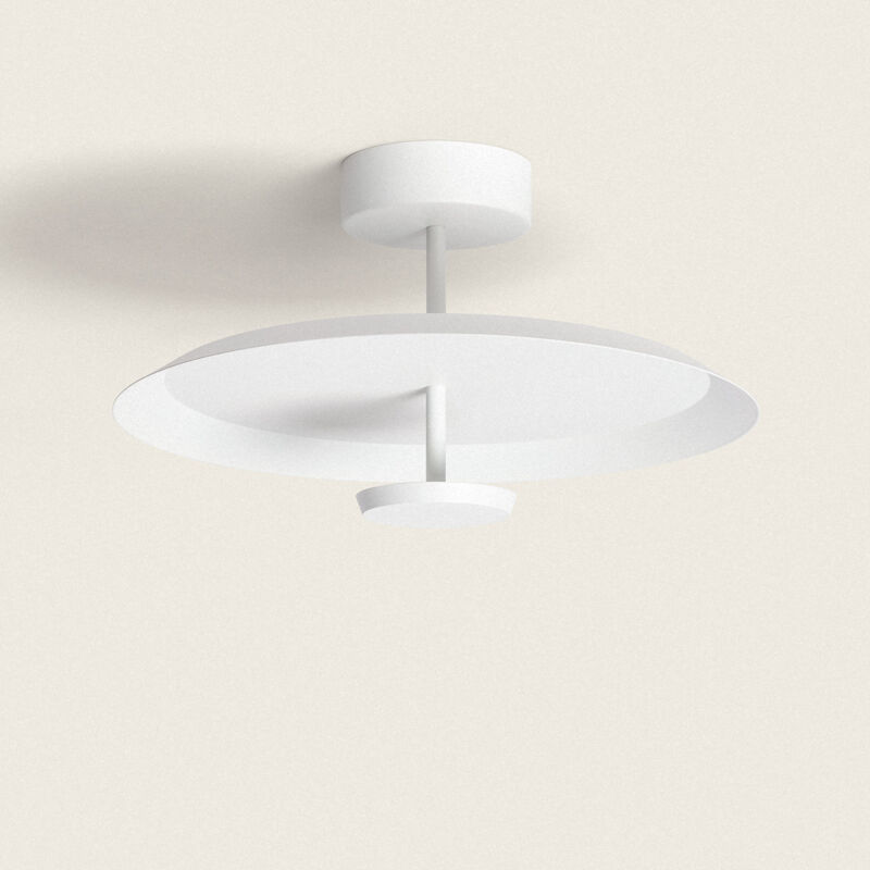 foto del prodotto lampada da soffitto led 10.5w alluminio ariella bianco