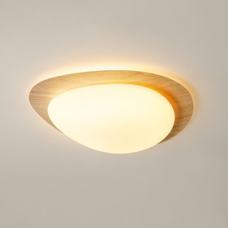 foto del prodotto lampada da soffitto led 12w plafoniera metallo e acrilico lampada da bagno semi incassato luce bianco caldo 1 pezzo