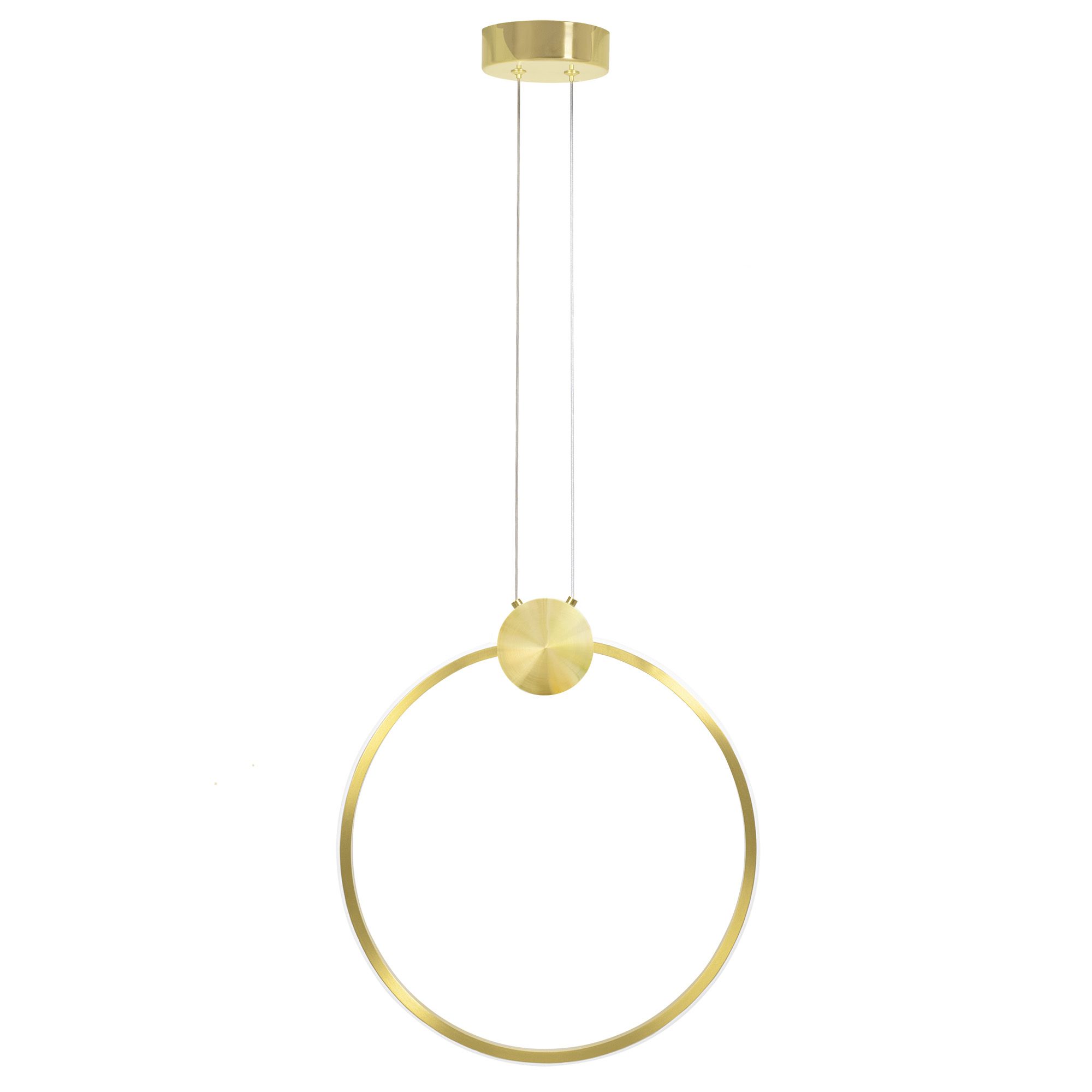 foto del prodotto lampada da soffitto led app1396 cp gold 40cm