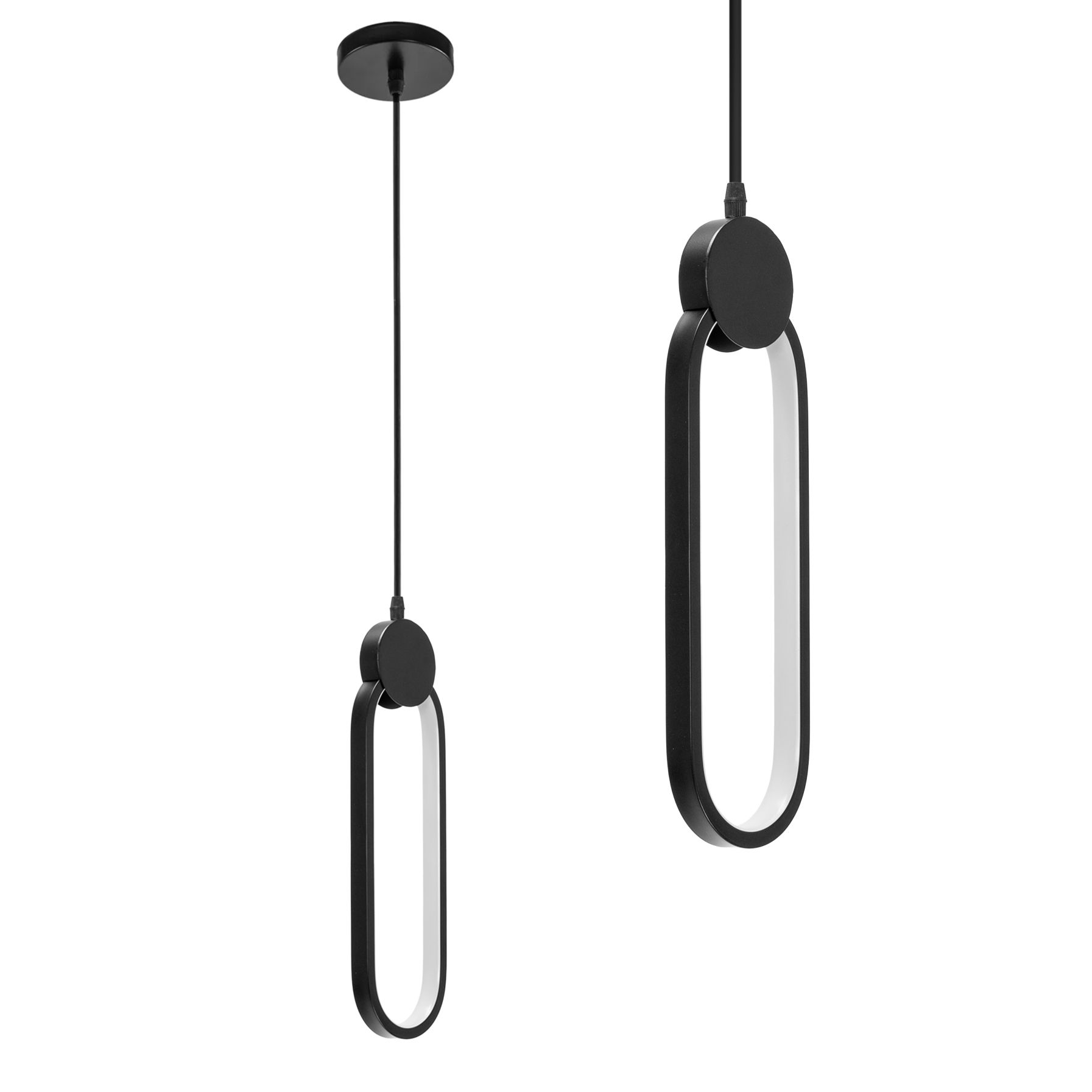 foto del prodotto lampada da soffitto led app851-cp black