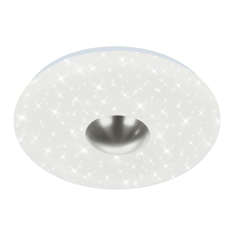 foto del prodotto lampada da soffitto led cielo stellato retroilluminato 18w argento metallo plastica briloner