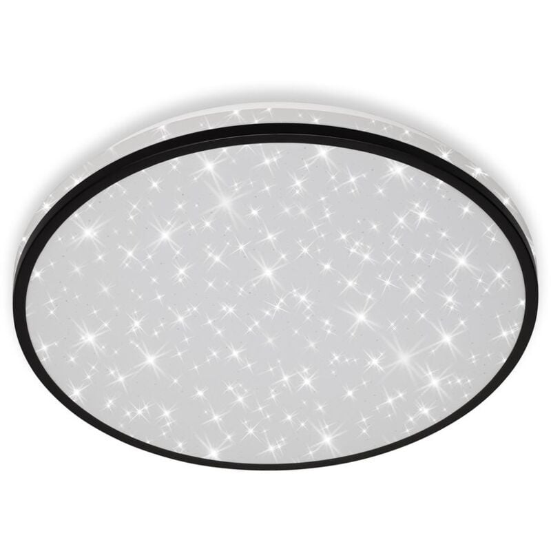 foto del prodotto lampada da soffitto led lampada da soffitto cielo stellato 24w nero 38cm 4000k briloner