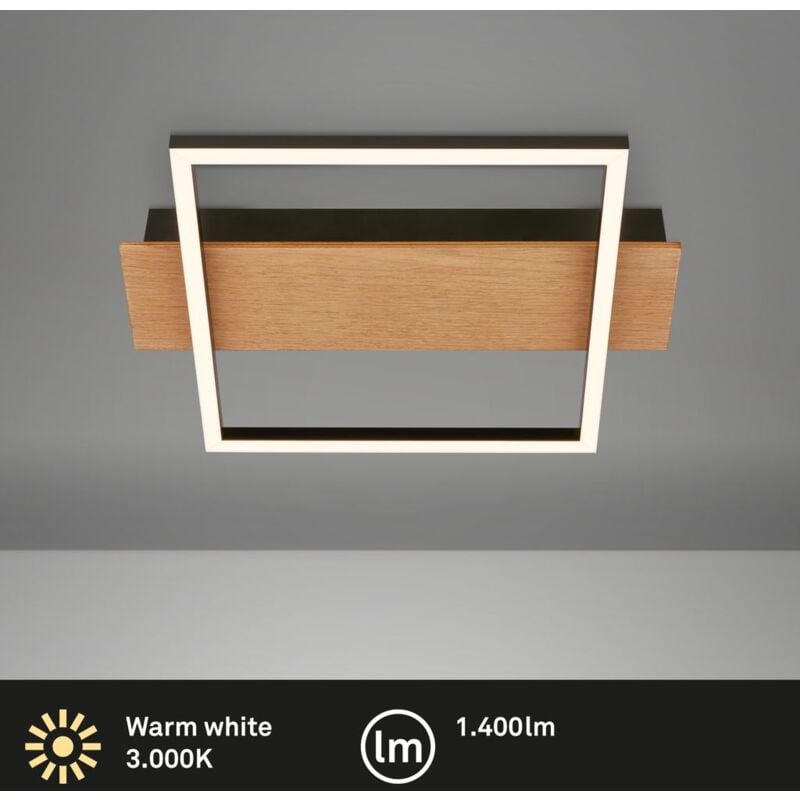 foto del prodotto lampada da soffitto led lampada da soffitto in legno soggiorno camera da letto luce bianca calda