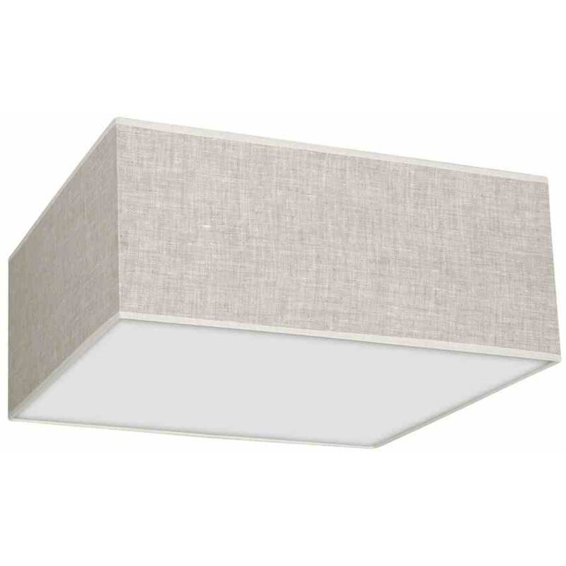foto del prodotto lampada da soffitto lino bianco lino 2xe27