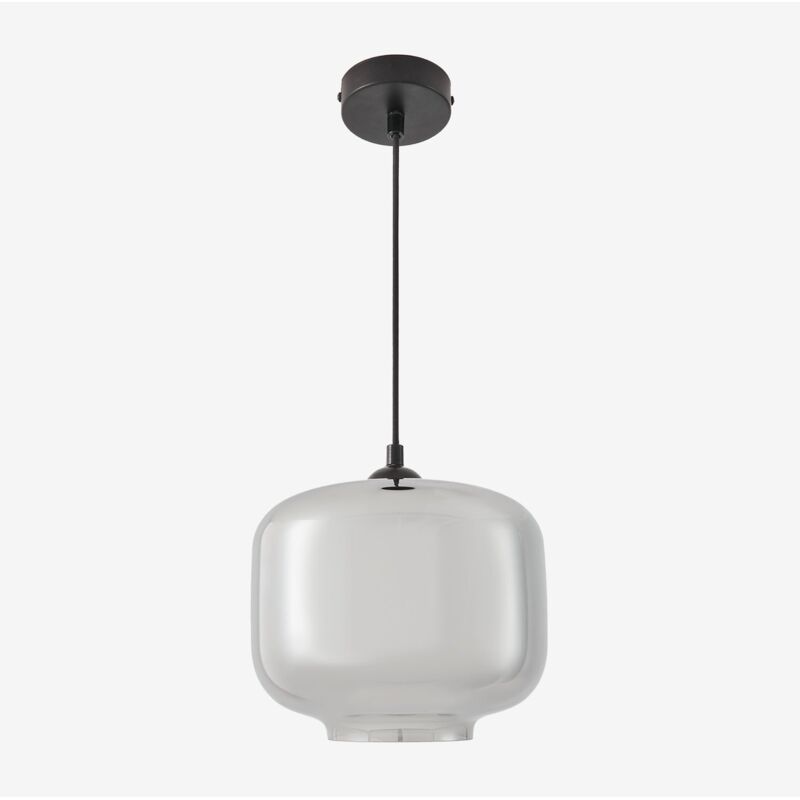 foto del prodotto lampada da soffitto lorain in metallo e vetro sklum