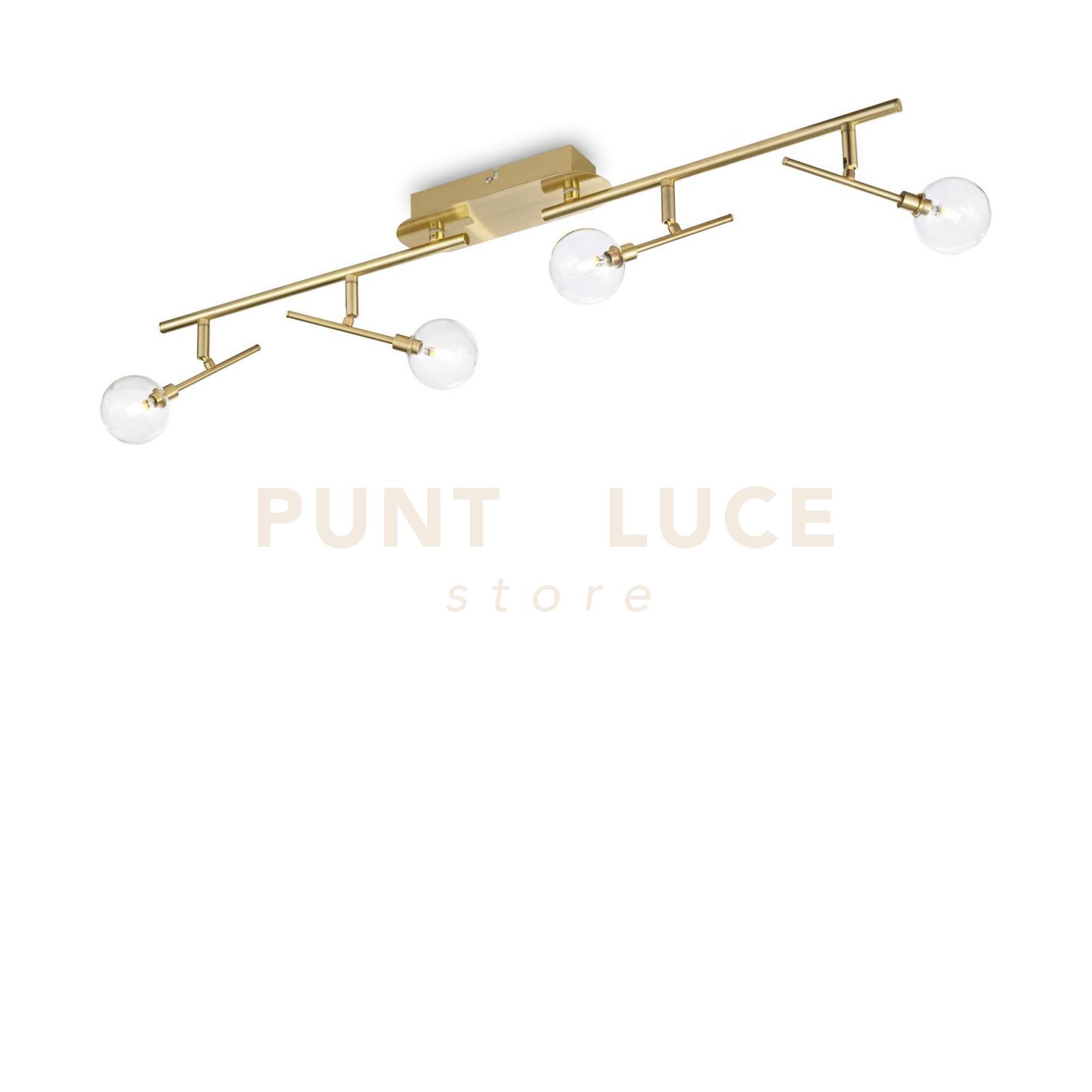 foto del prodotto lampada da soffitto maracas pl4 ottone