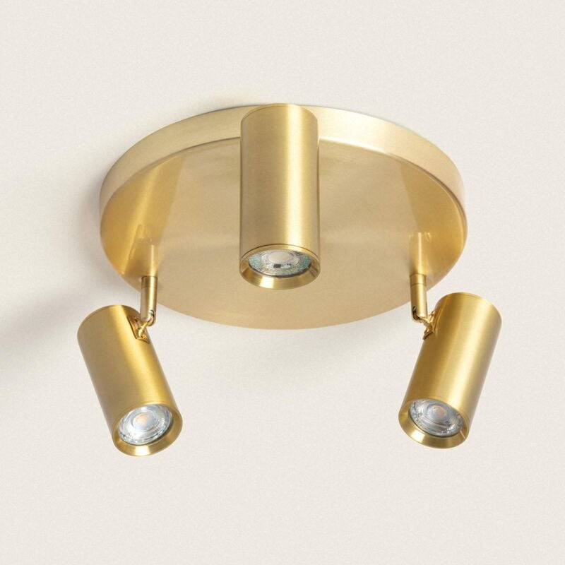 foto del prodotto lampada da soffitto metallo seattle oro