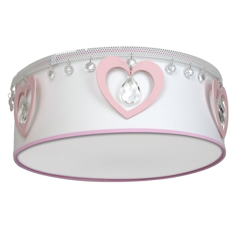 foto del prodotto lampada da soffitto milagro heart con cuori 2xe27 mlp8279