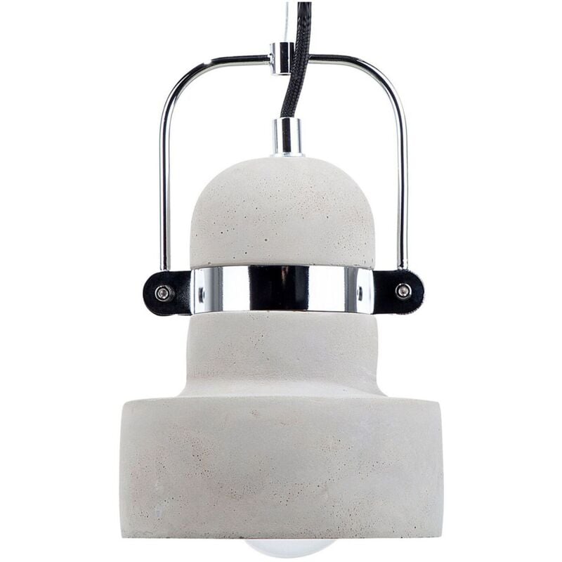 foto del prodotto lampada da soffitto moderna in cemento grigio verde