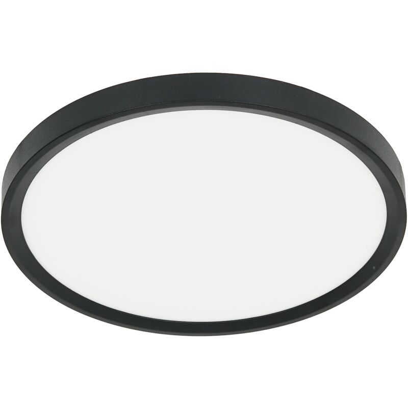 foto del prodotto lampada da soffitto nera maq 24w 3cct