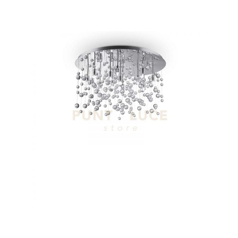 foto del prodotto lampada da soffitto neve pl12 cromo