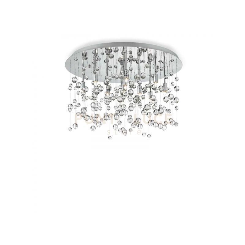 foto del prodotto lampada da soffitto neve pl8 cromo