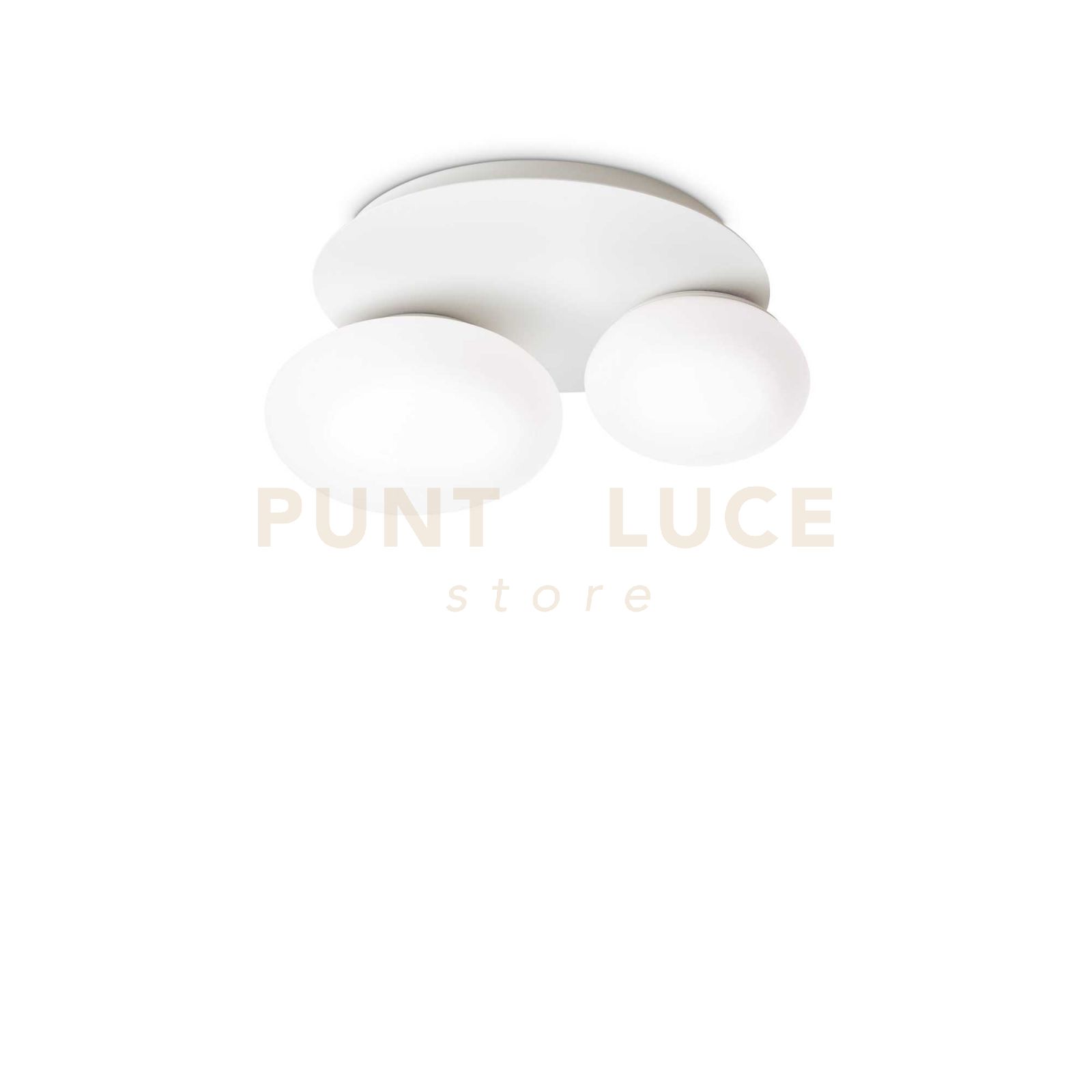 foto del prodotto lampada da soffitto ninfea pl2 bianco