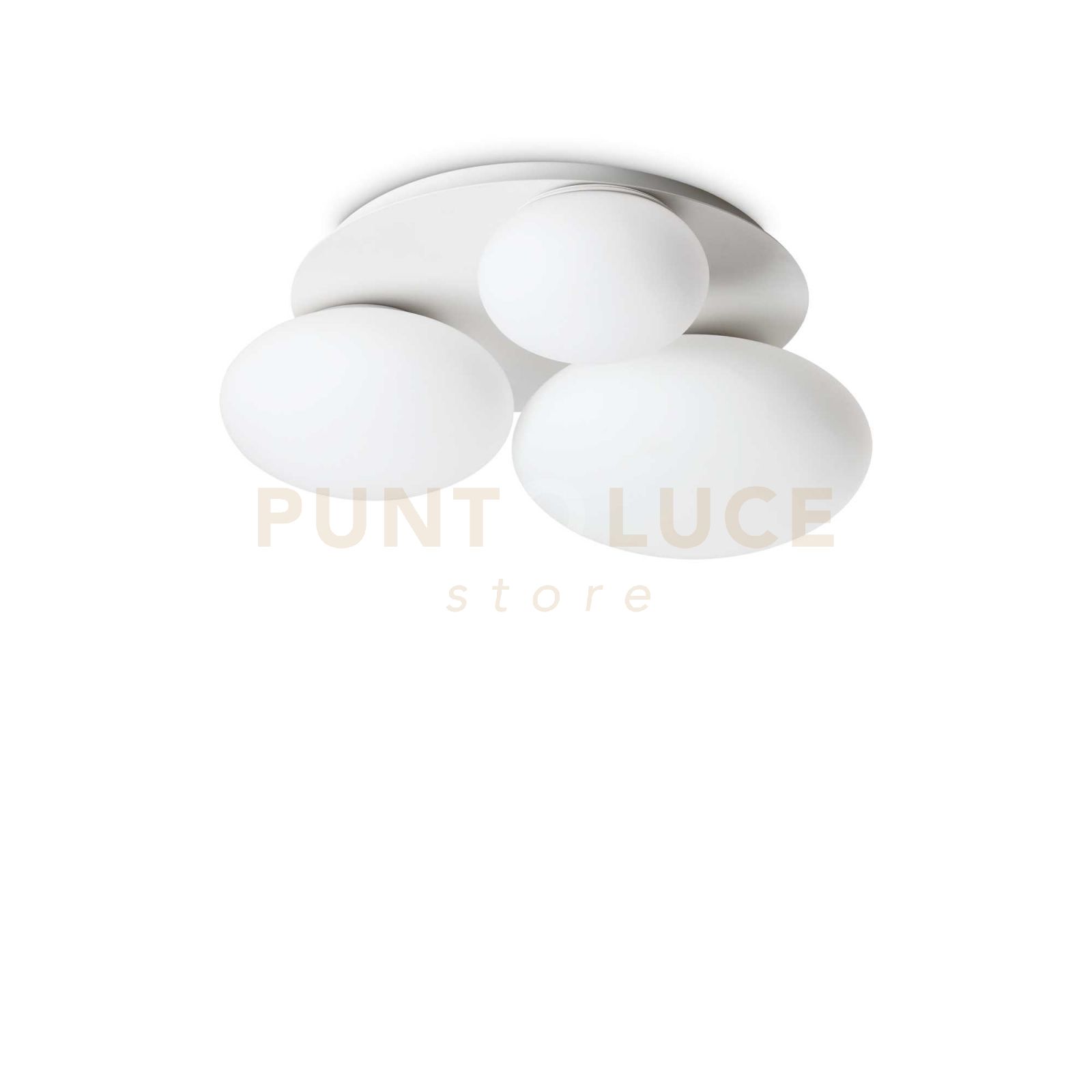foto del prodotto lampada da soffitto ninfea pl3 bianco