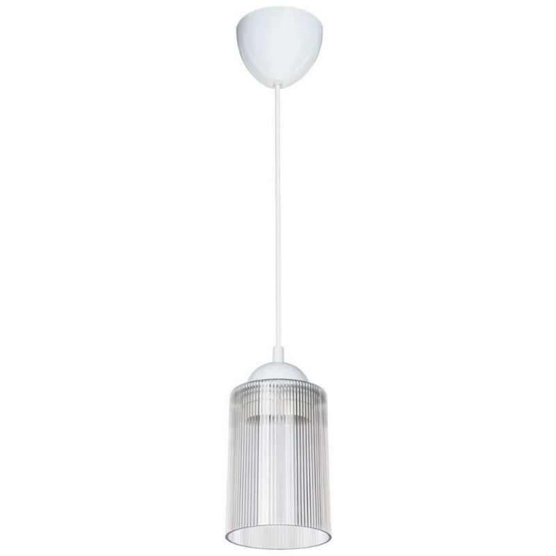 foto del prodotto lampada da soffitto optical asz1025 con paralume in plastica trasparente h67xl10.5