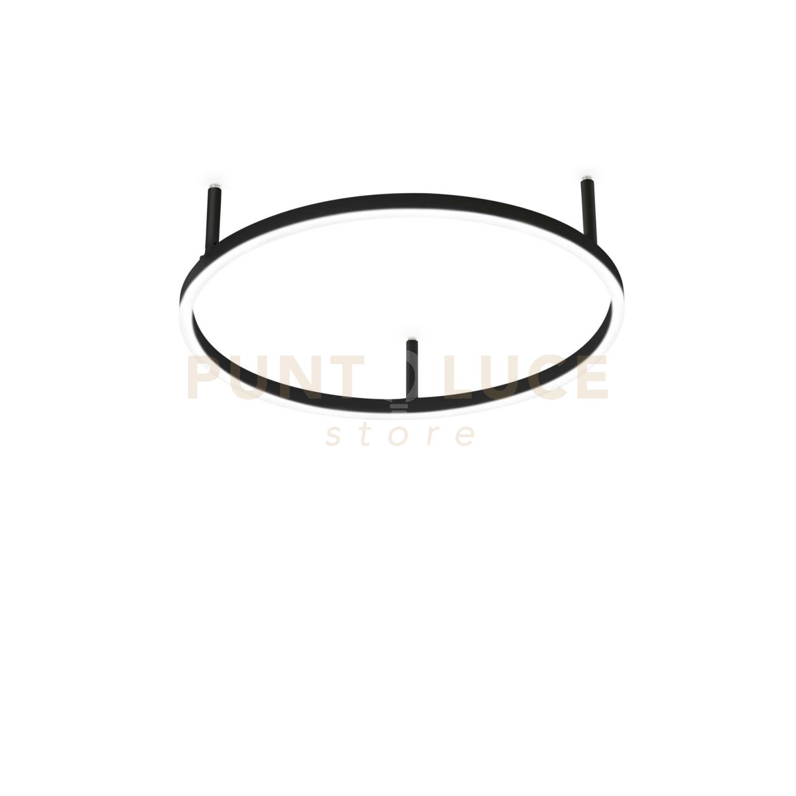 foto del prodotto lampada da soffitto oracle slim pl d050 round 3000k on off bk