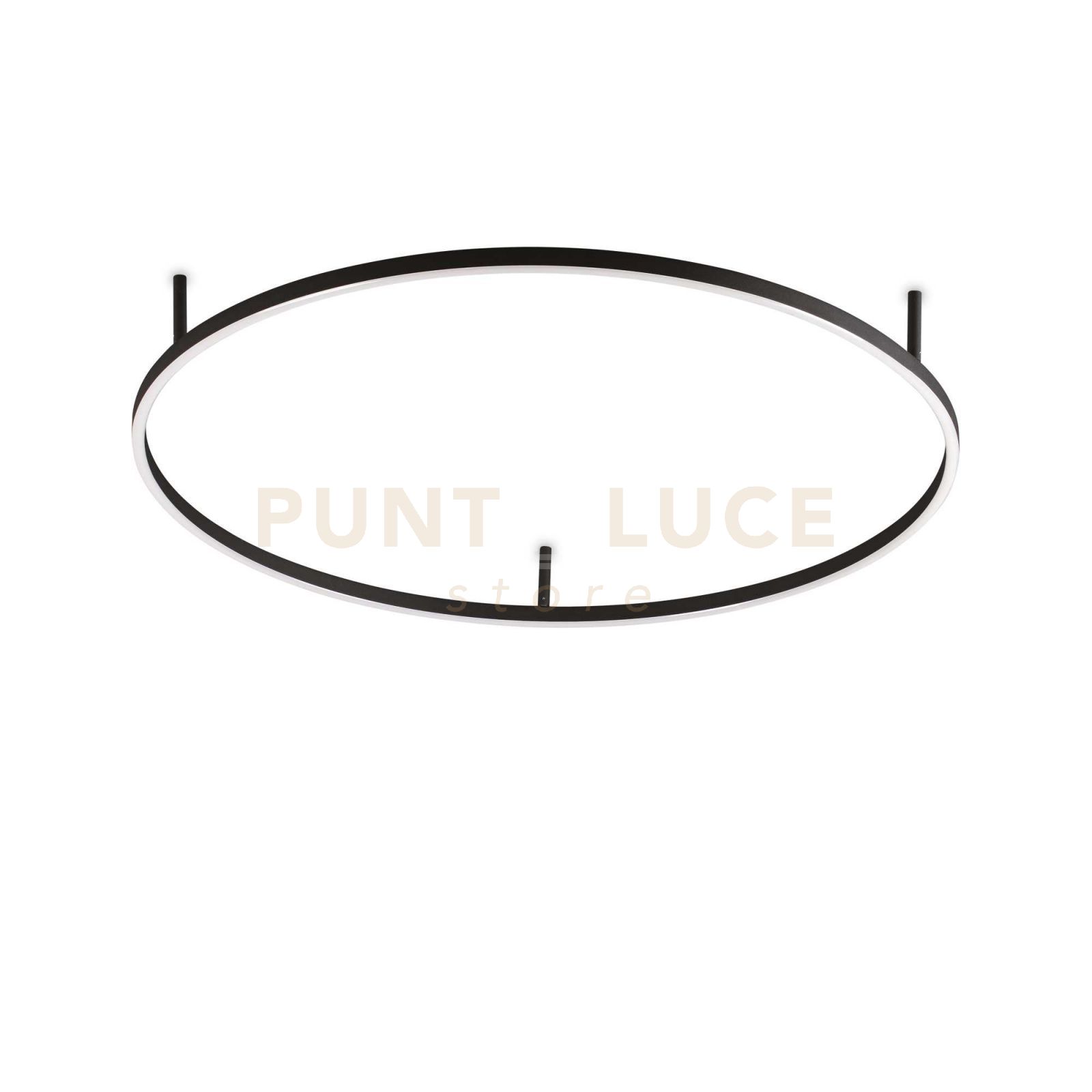 foto del prodotto lampada da soffitto oracle slim pl d090 round 3000k on off bk