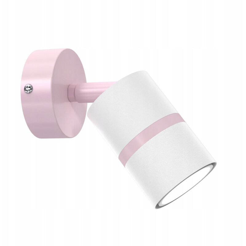 foto del prodotto lampada da soffitto orientabile ewilight gu10 lampada da parete rosa bianco